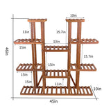 Kori Nest 11-Tier Wooden Plant Stand