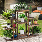 Kori Nest 11-Tier Wooden Plant Stand